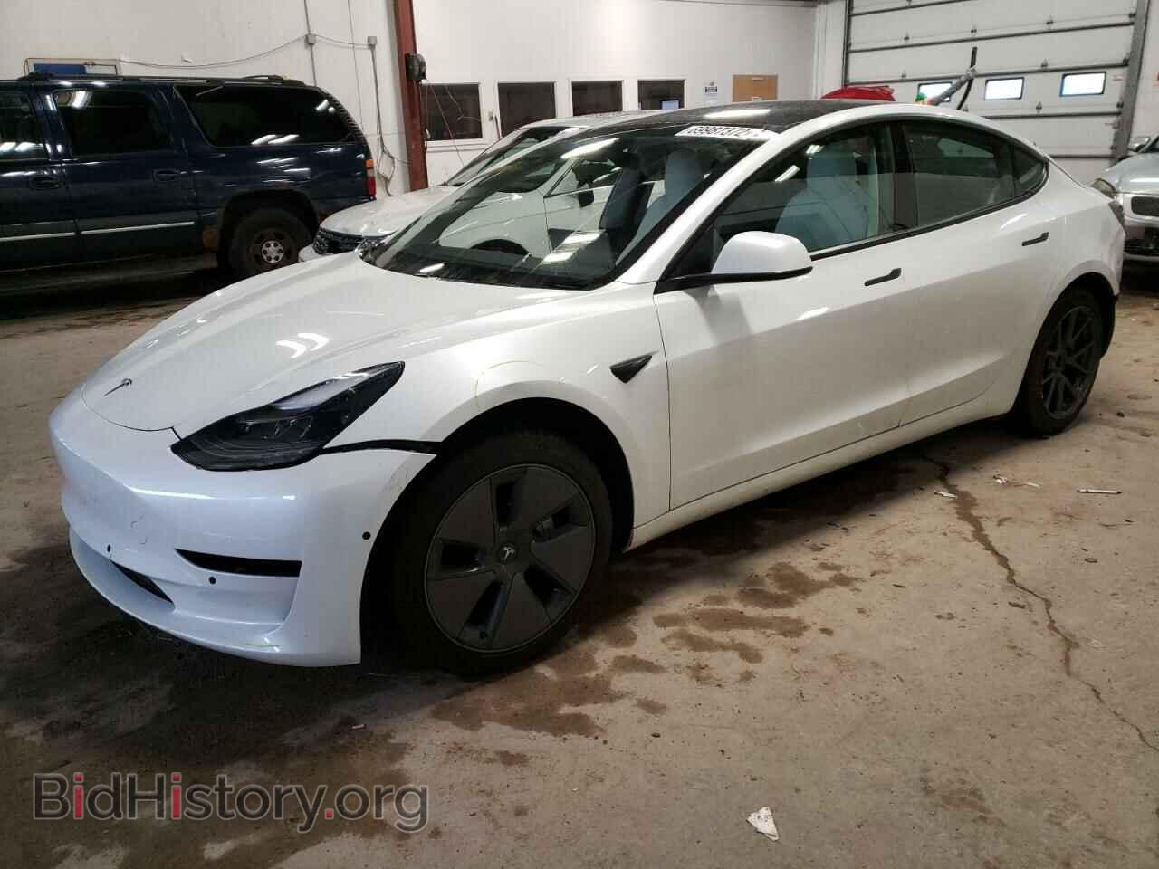 Photo 5YJ3E1EA1MF018732 - TESLA MODEL 3 2021