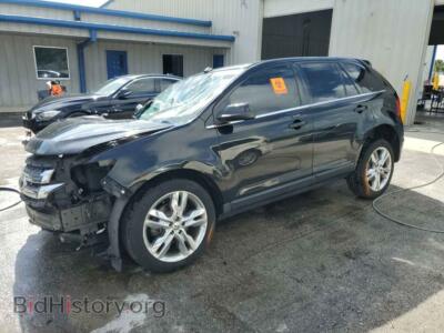 2012 Ford EDGE Limited, черный — VIN 2FMDK3KCXCBA36345, Copart