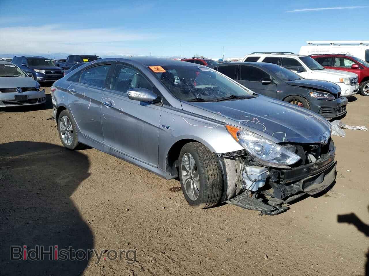 2014 HYUNDAI SONATA - VIN: KMHEC4A40EA112235 - Фото 4
