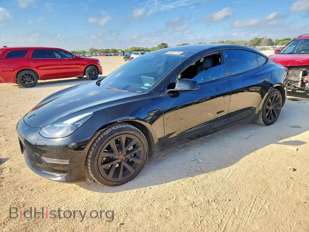 Photo 5YJ3E1EA9MF091668 - TESLA MODEL 3 2021