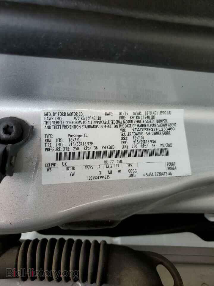 2015 FORD FOCUS - VIN: 1FADP3F27FL233460 - Фото 13