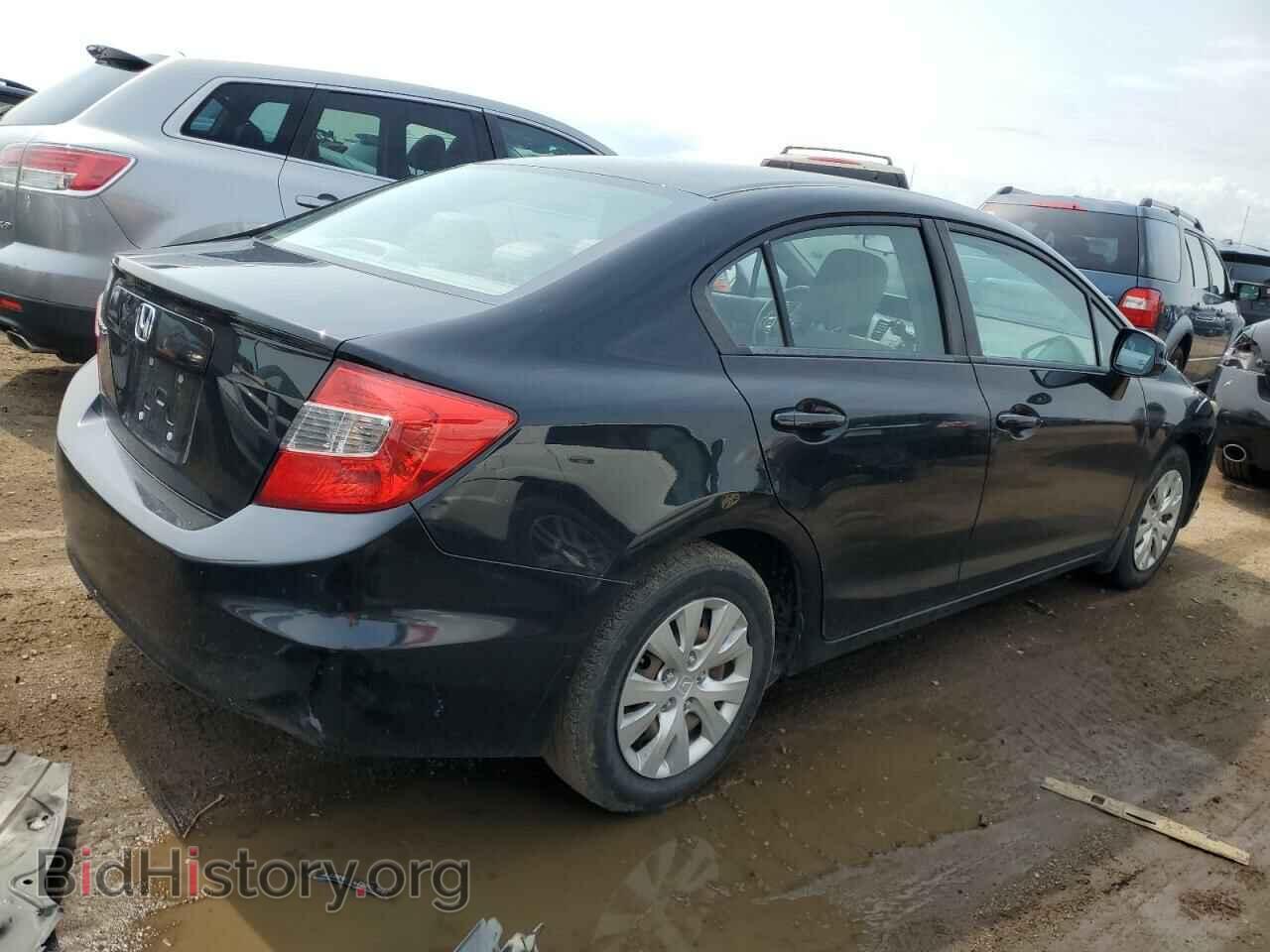 2012 HONDA CIVIC - VIN: 19XFB2F5XCE075593 - Фото 3