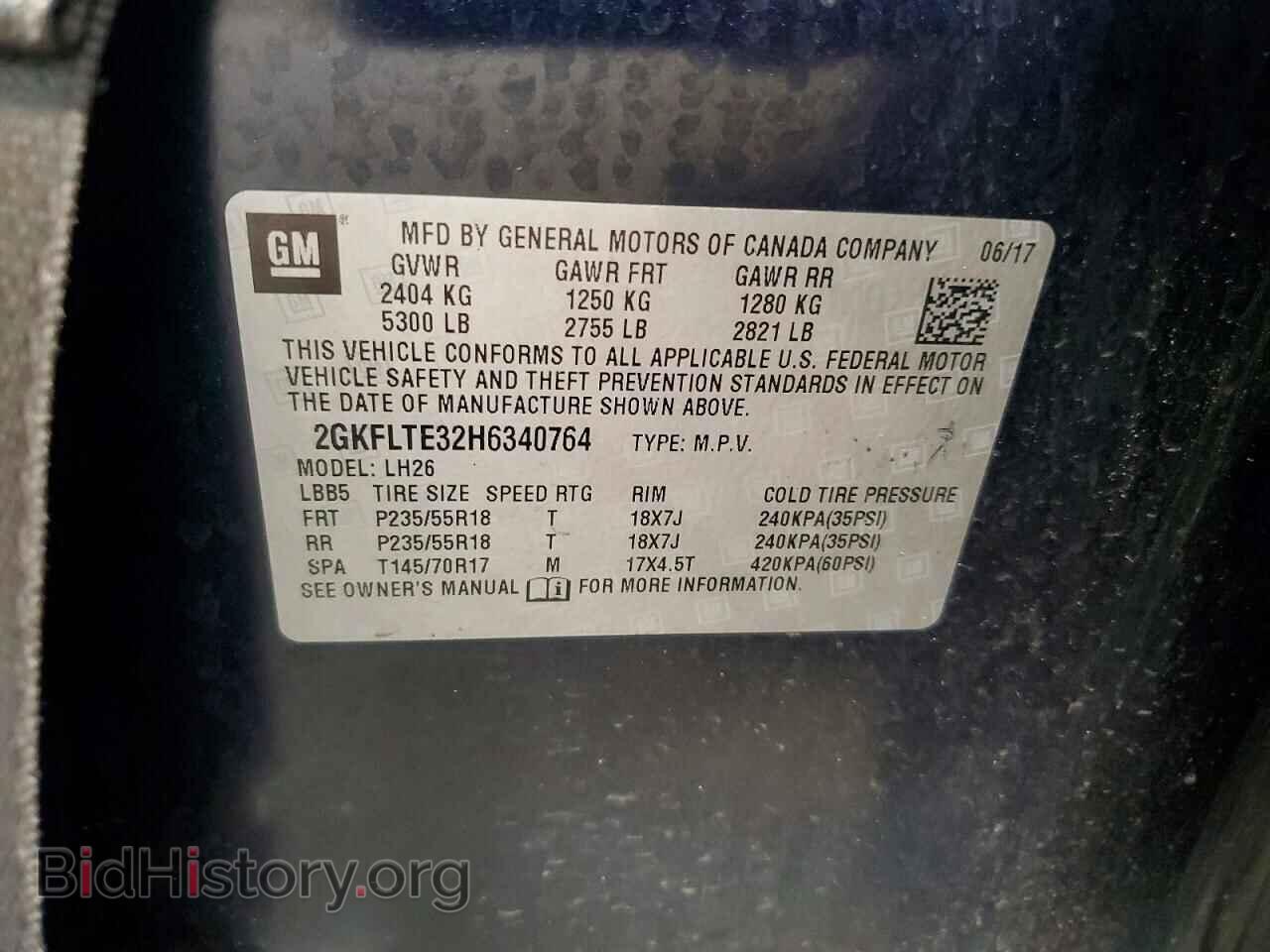 2017 GMC TERRAIN - VIN: 2GKFLTE32H6340764 - Photo 13