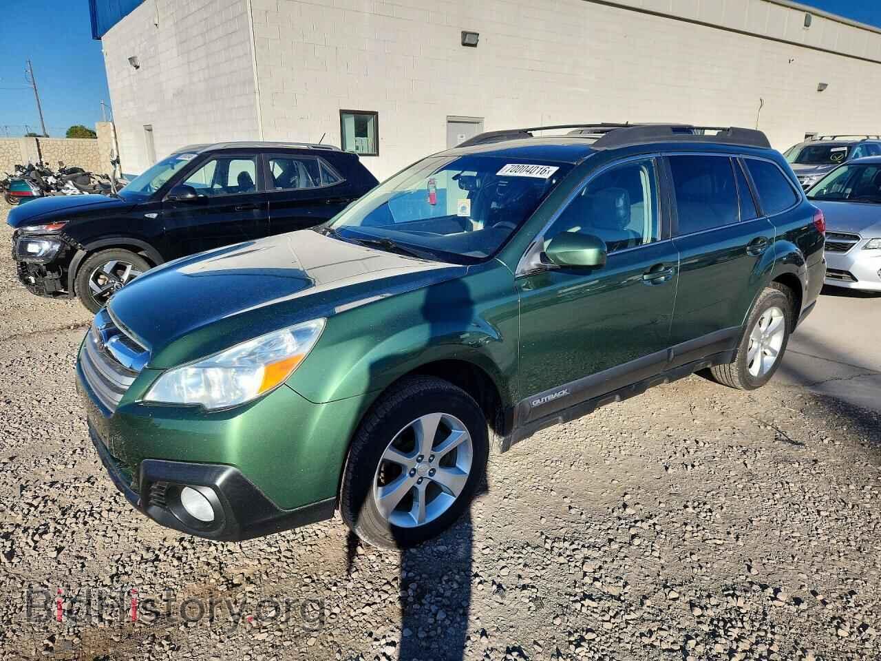 Фотография 4S4BRBLC7E3271400 - SUBARU OUTBACK 2014