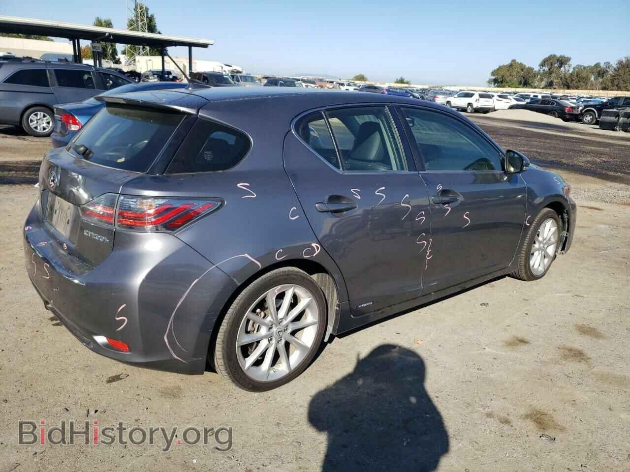 2012 LEXUS CT 200 - VIN: JTHKD5BH3C2107774 - Фото 3