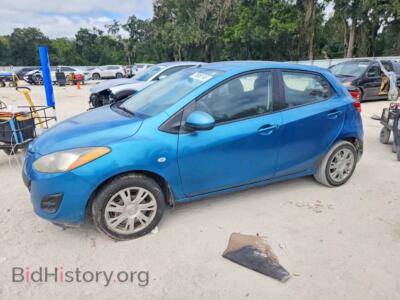 2011 Mazda 2, синий — VIN JM1DE1HY9B0126976, Copart