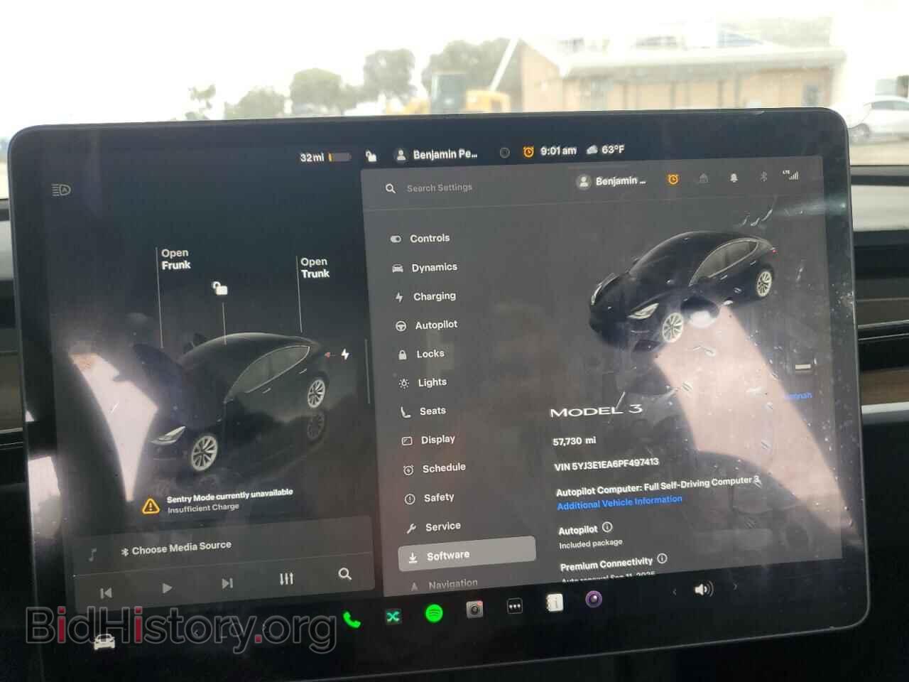 2023 TESLA MODEL 3 - VIN: 5YJ3E1EA6PF497413 - Photo 9
