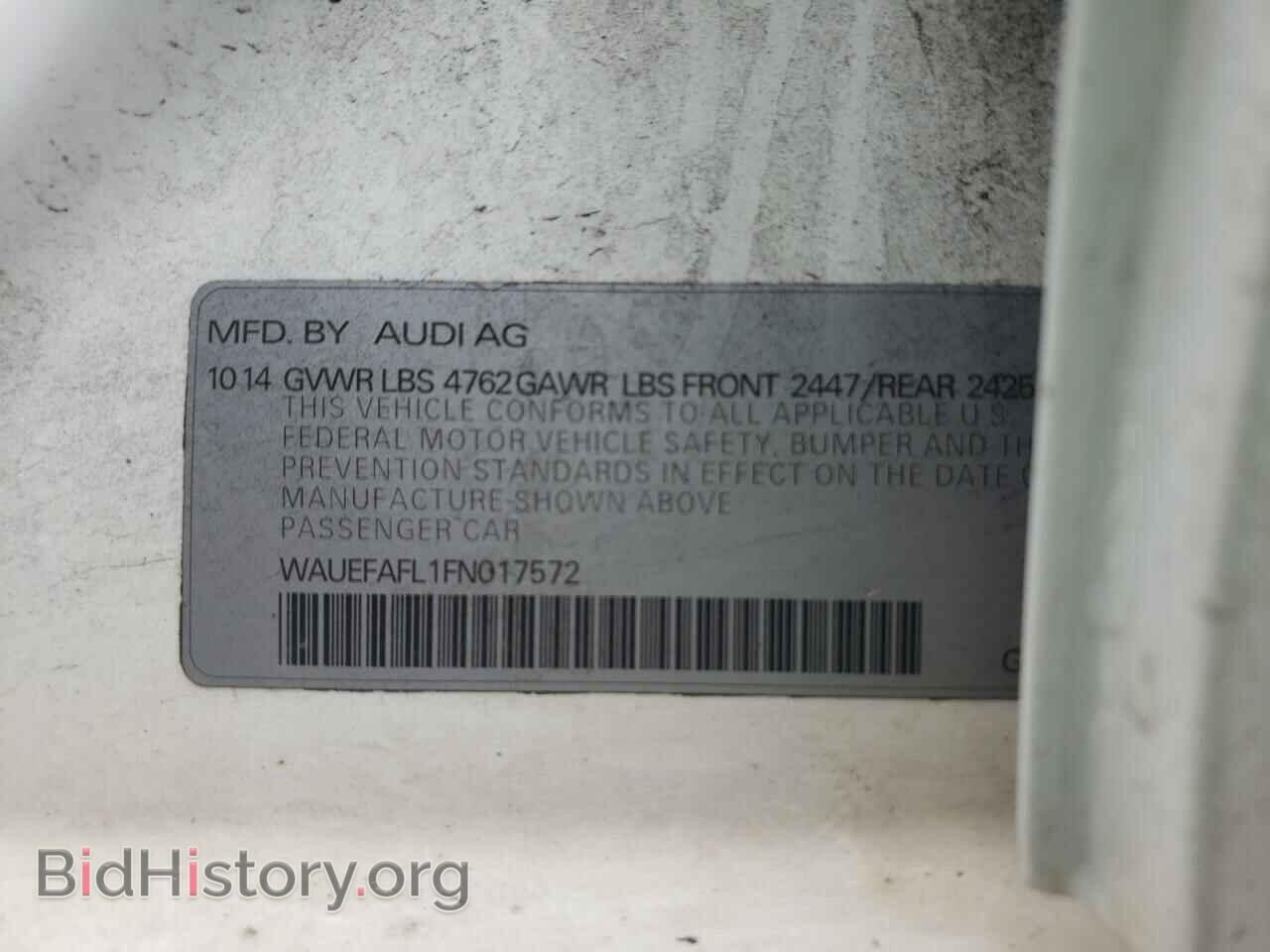 2015 AUDI A4 - VIN: WAUEFAFL1FN017572 - Фото 10