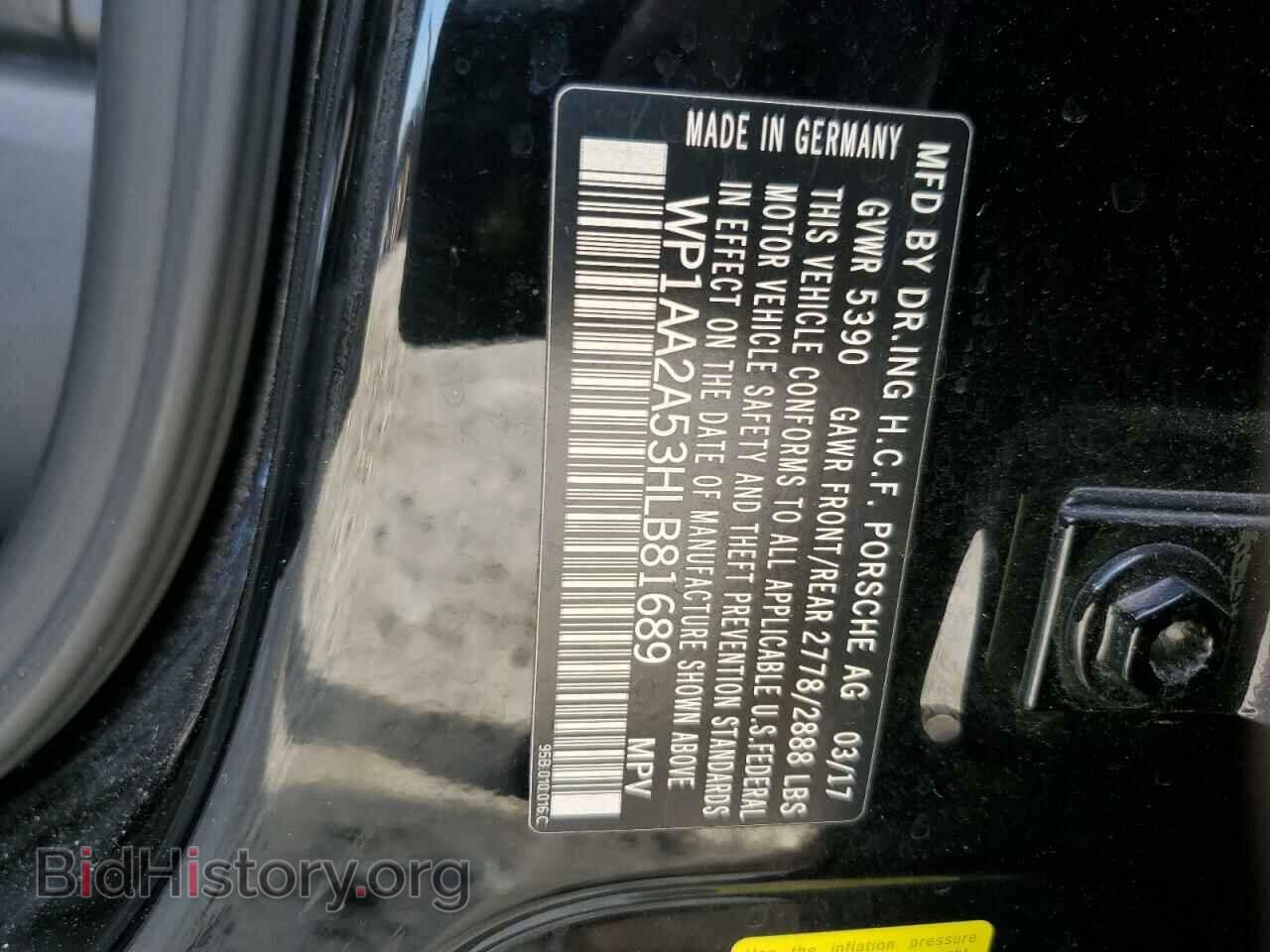 2017 PORSCHE MACAN - VIN: WP1AA2A53HLB81689 - Photo 14