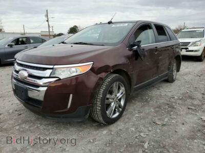 2012 Ford EDGE Edge Limit, burgundy — VIN 2FMDK3K94CBA48303, Copart