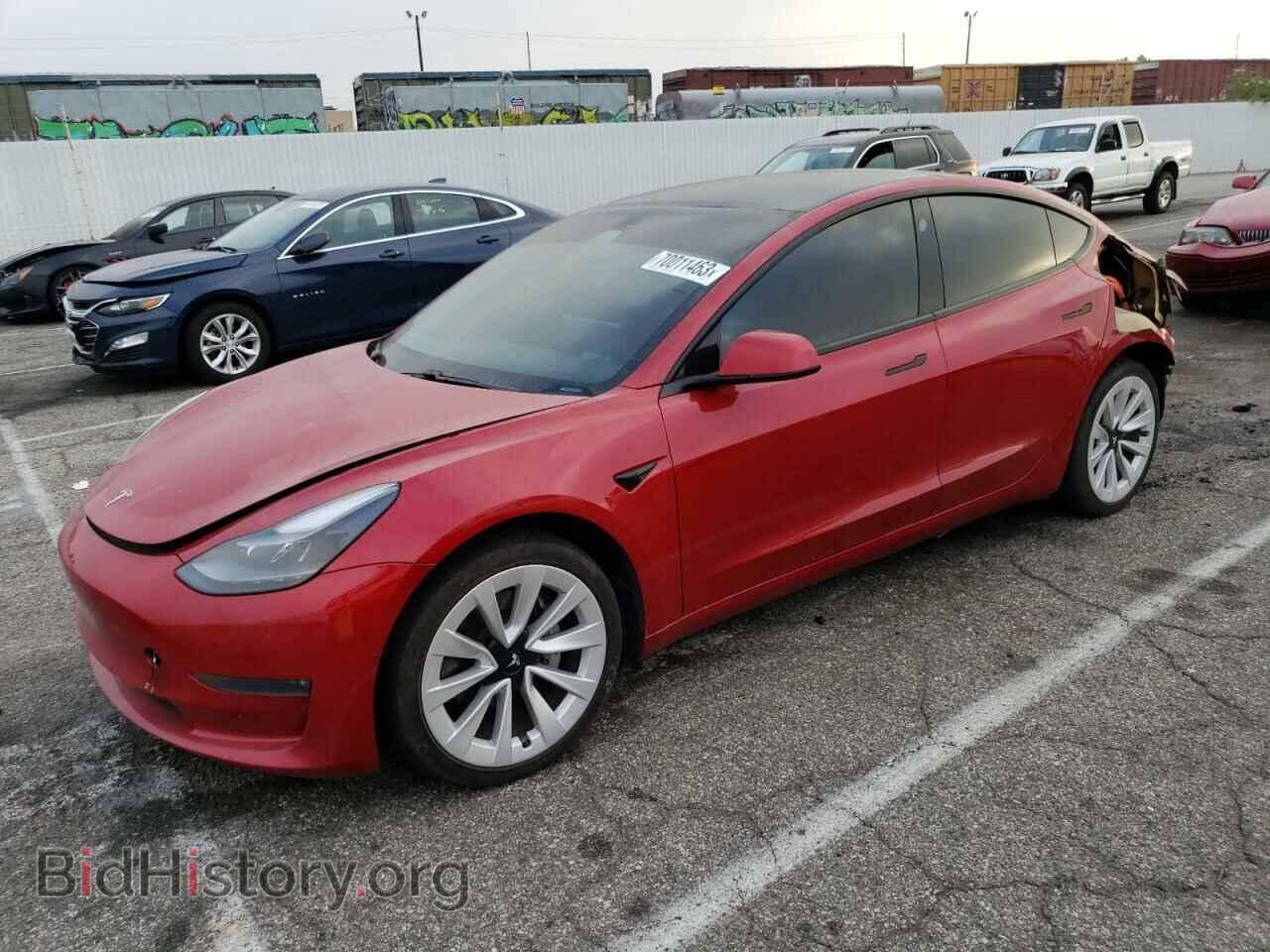 Фотография 5YJ3E1EB3MF936720 - TESLA MODEL 3 2021