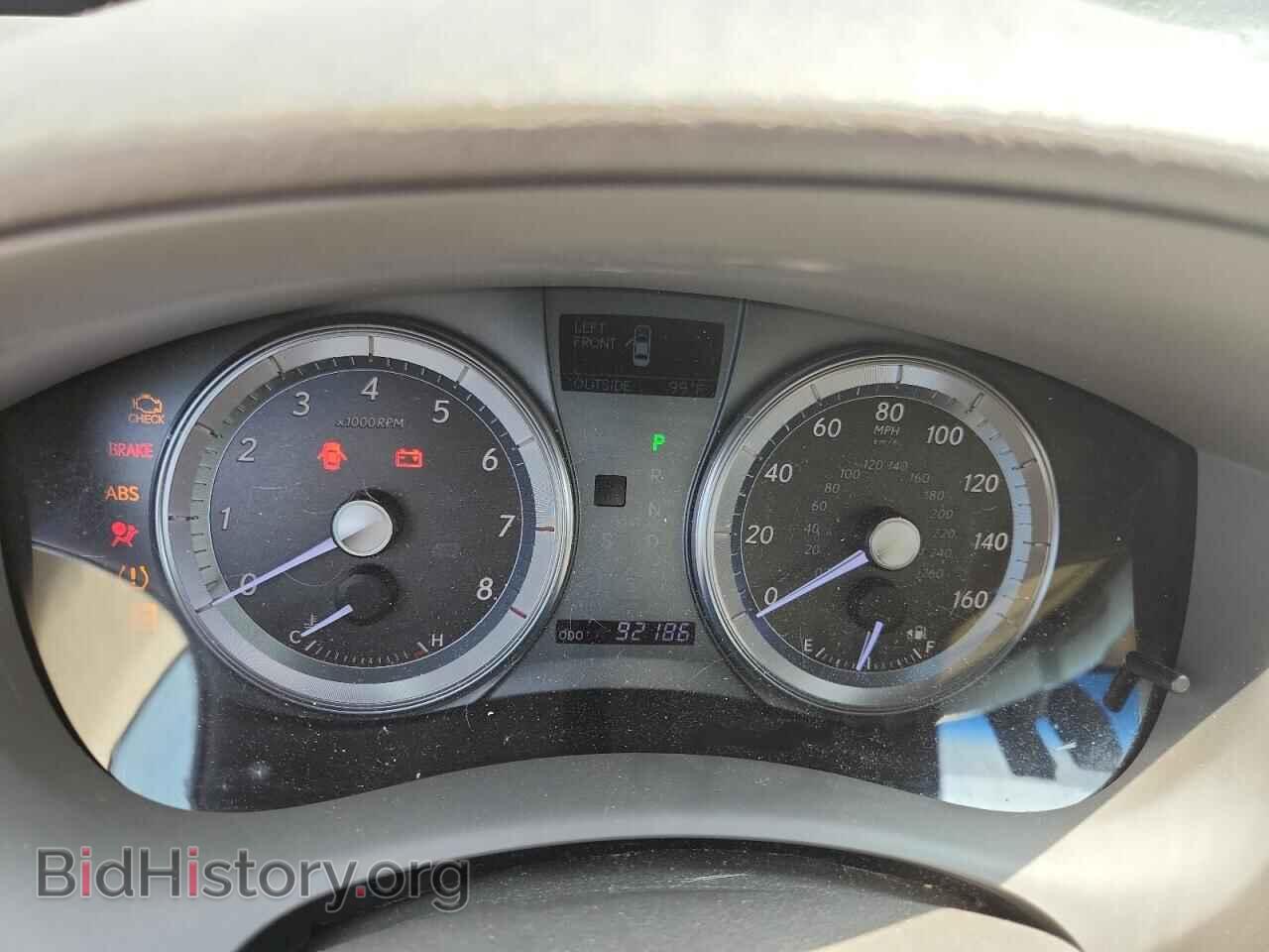 2011 LEXUS ES350 - VIN: JTHBK1EG8B2446434 - Фото 9