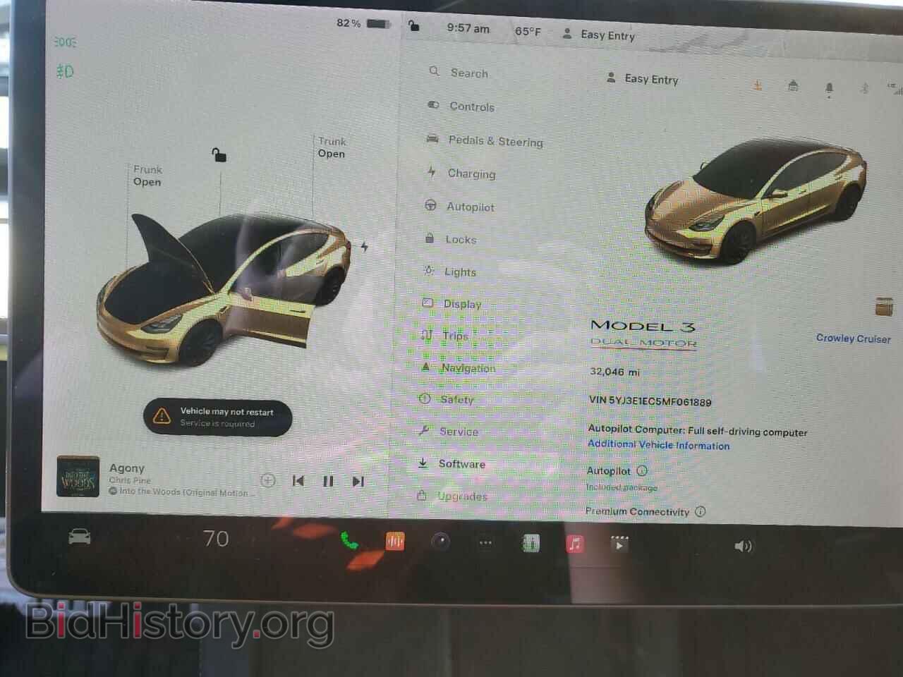 2021 TESLA MODEL 3 - VIN: 5YJ3E1EC5MF061889 - Photo 9