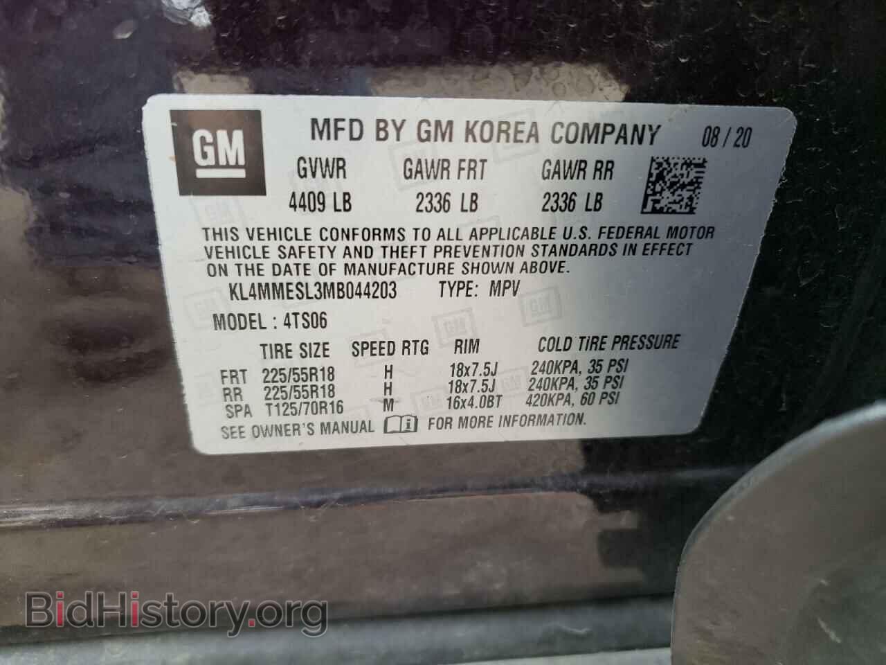 2021 BUICK ENCORE - VIN: KL4MMESL3MB044203 - Photo 13
