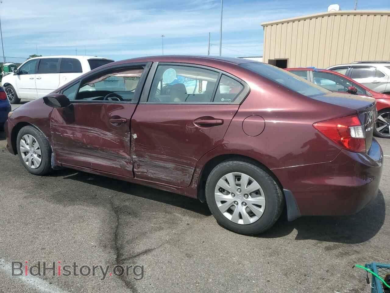 2012 HONDA CIVIC - VIN: 2HGFB2F53CH596337 - Фото 2