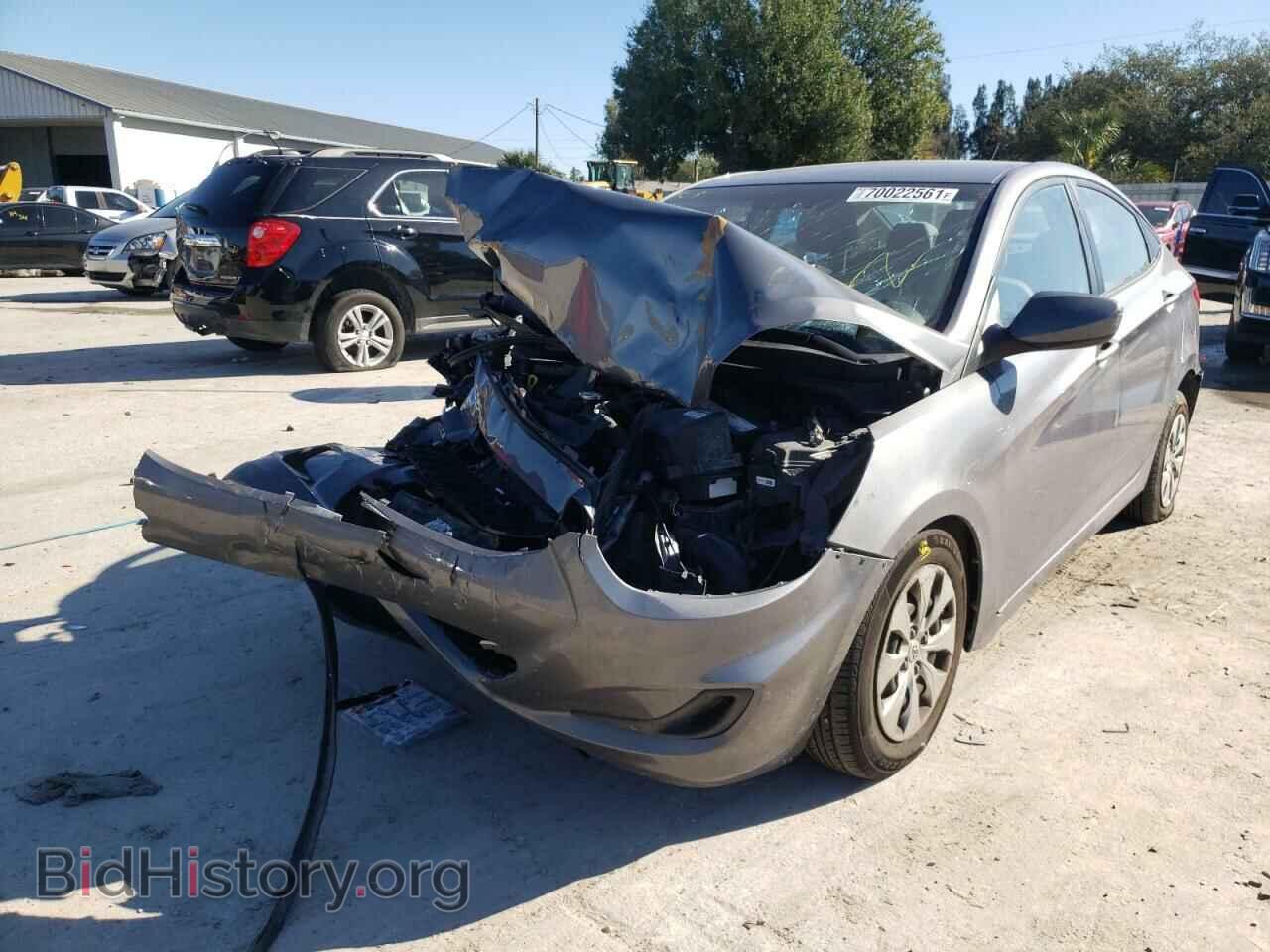 2015 HYUNDAI ACCENT - VIN: KMHCT4AEXFU904005 - Фото 2