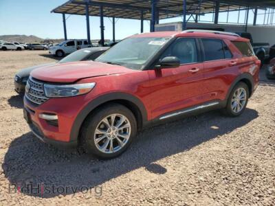 2022 Ford EXPLORER Limited, красный — VIN 1FMSK7FH2NGA94269, Copart