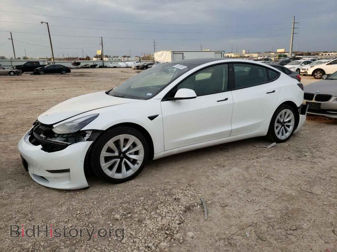 Фотография 5YJ3E1EB2NF195736 - TESLA MODEL 3 2022