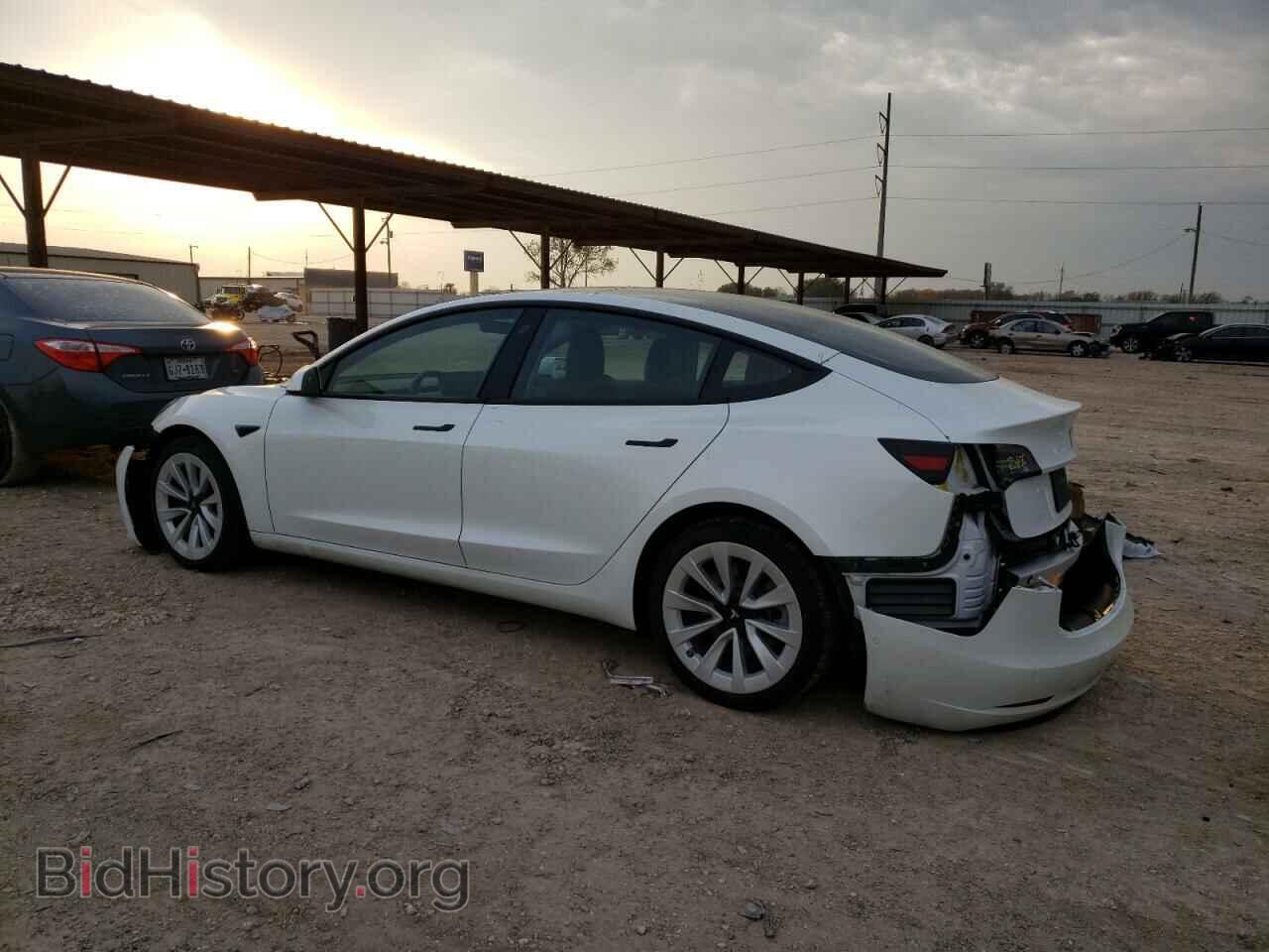 2022 TESLA MODEL 3 - VIN: 5YJ3E1EB2NF195736 - Фото 2