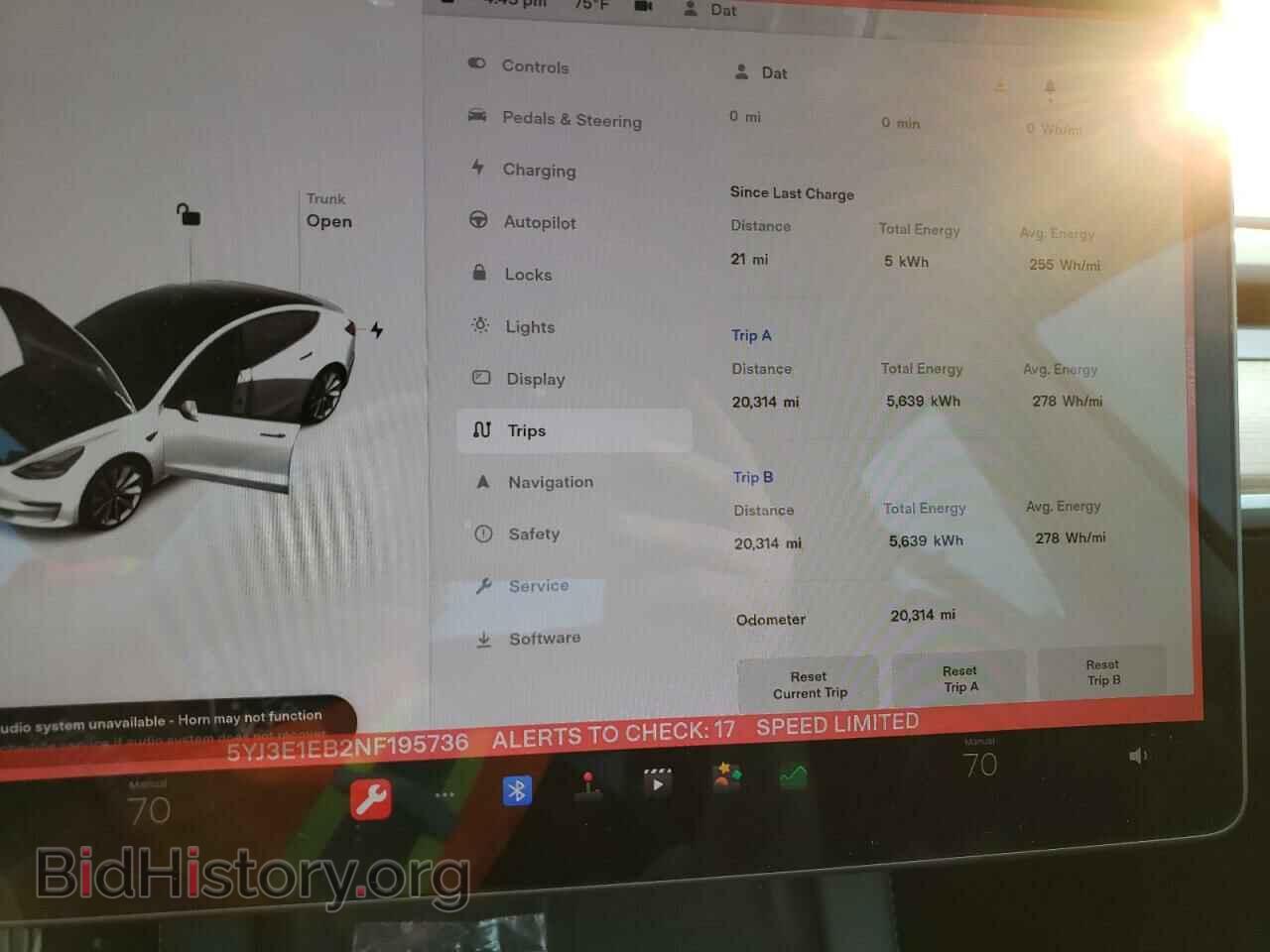 2022 TESLA MODEL 3 - VIN: 5YJ3E1EB2NF195736 - Фото 9