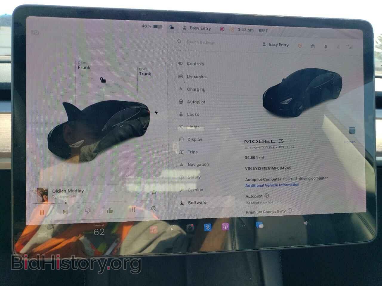 2021 TESLA MODEL 3 - VIN: 5YJ3E1EA1MF084245 - Photo 9