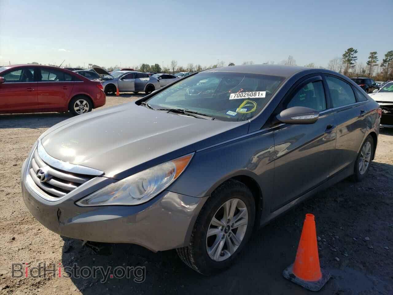 2014 HYUNDAI SONATA - VIN: 5NPEB4ACXEH940588 - Фото 2