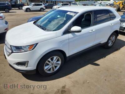2018 Ford EDGE SEL, white — VIN 2FMPK4J9XJBB37794, Copart