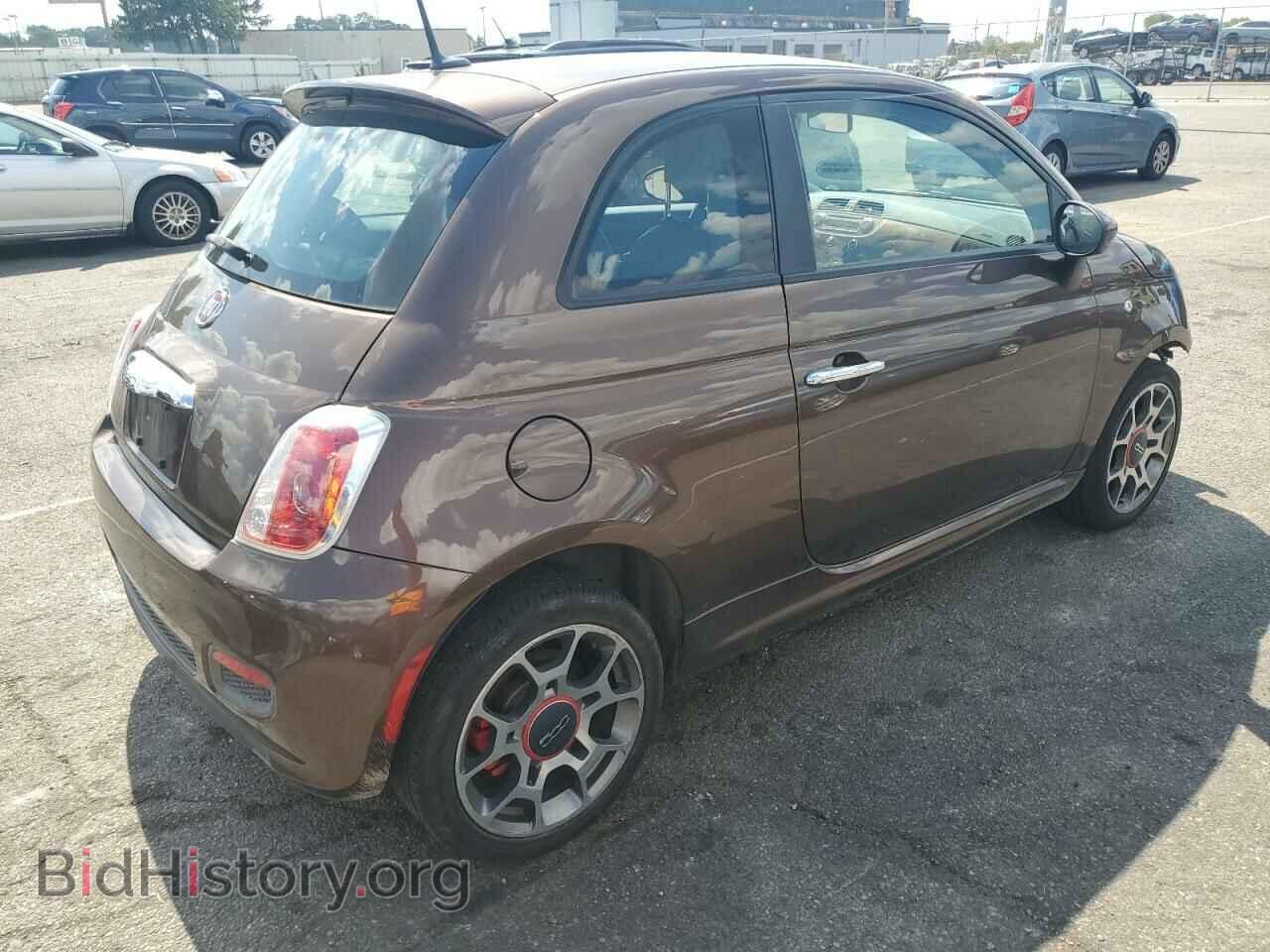 2012 FIAT 500 - VIN: 3C3CFFBR2CT344323 - Фото 3