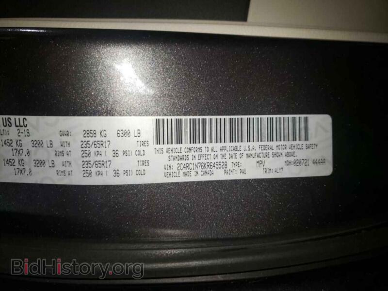 2019 Chrysler PACIFICA (VIN 2C4RC1N76KR645528) — photo 10 of 10