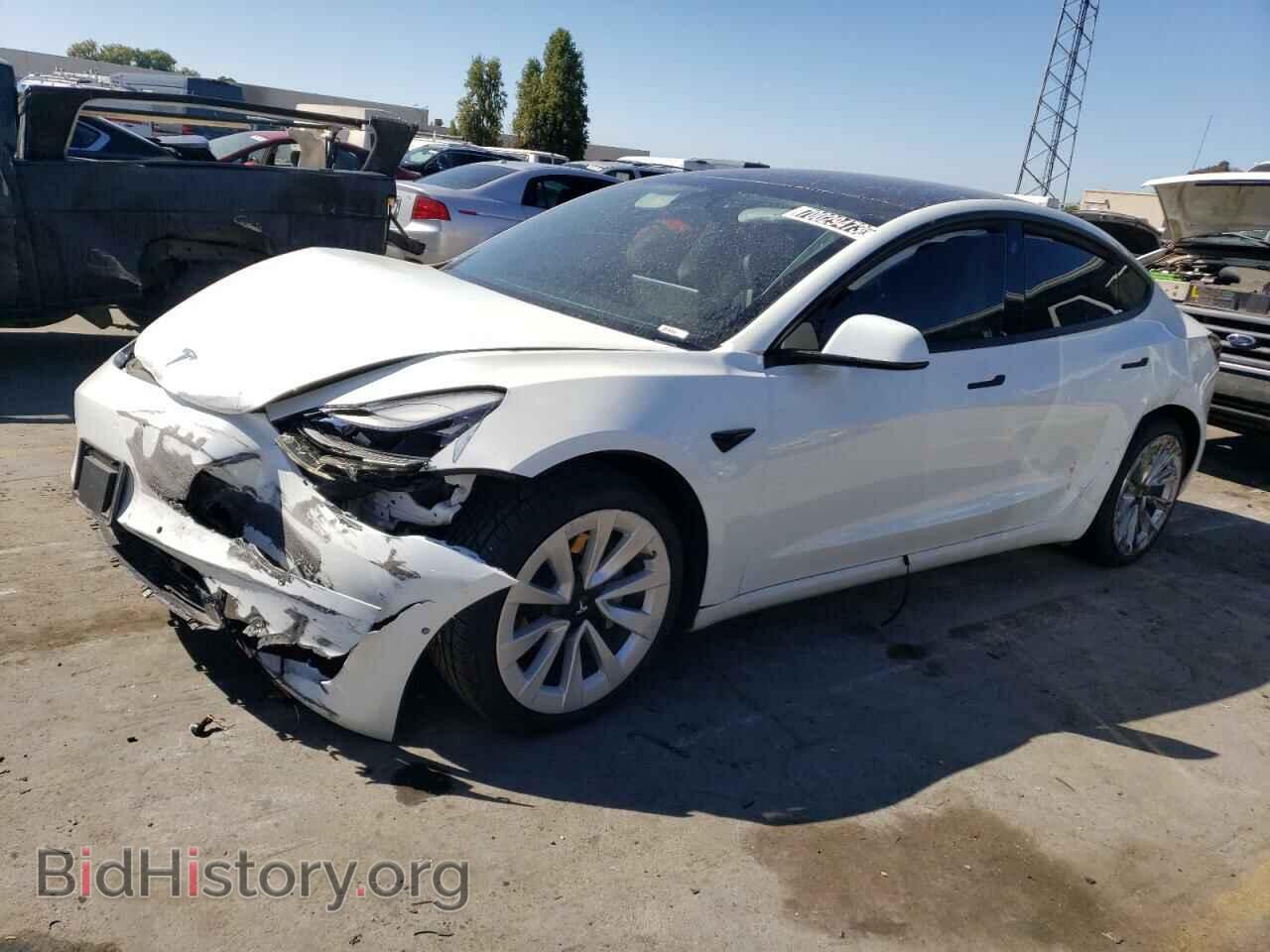 Photo 5YJ3E1EA5NF145534 - TESLA MODEL 3 2022