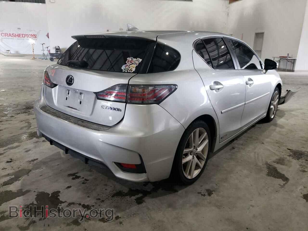 2014 LEXUS CT 200 - VIN: JTHKD5BH3E2185197 - Фото 4