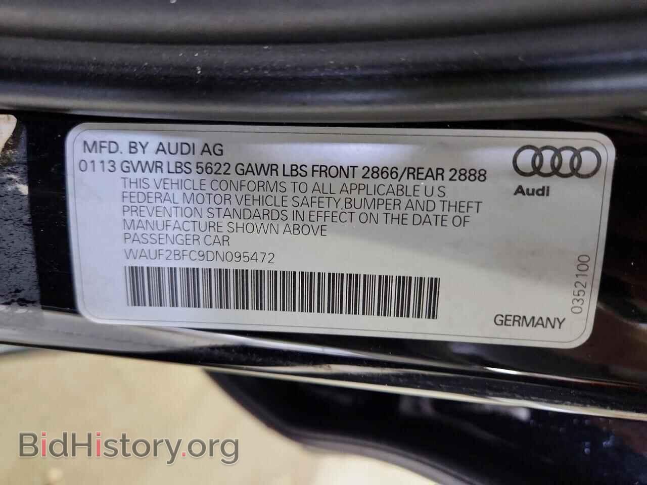 2013 AUDI S6/RS6 - VIN: WAUF2BFC9DN095472 - Photo 12