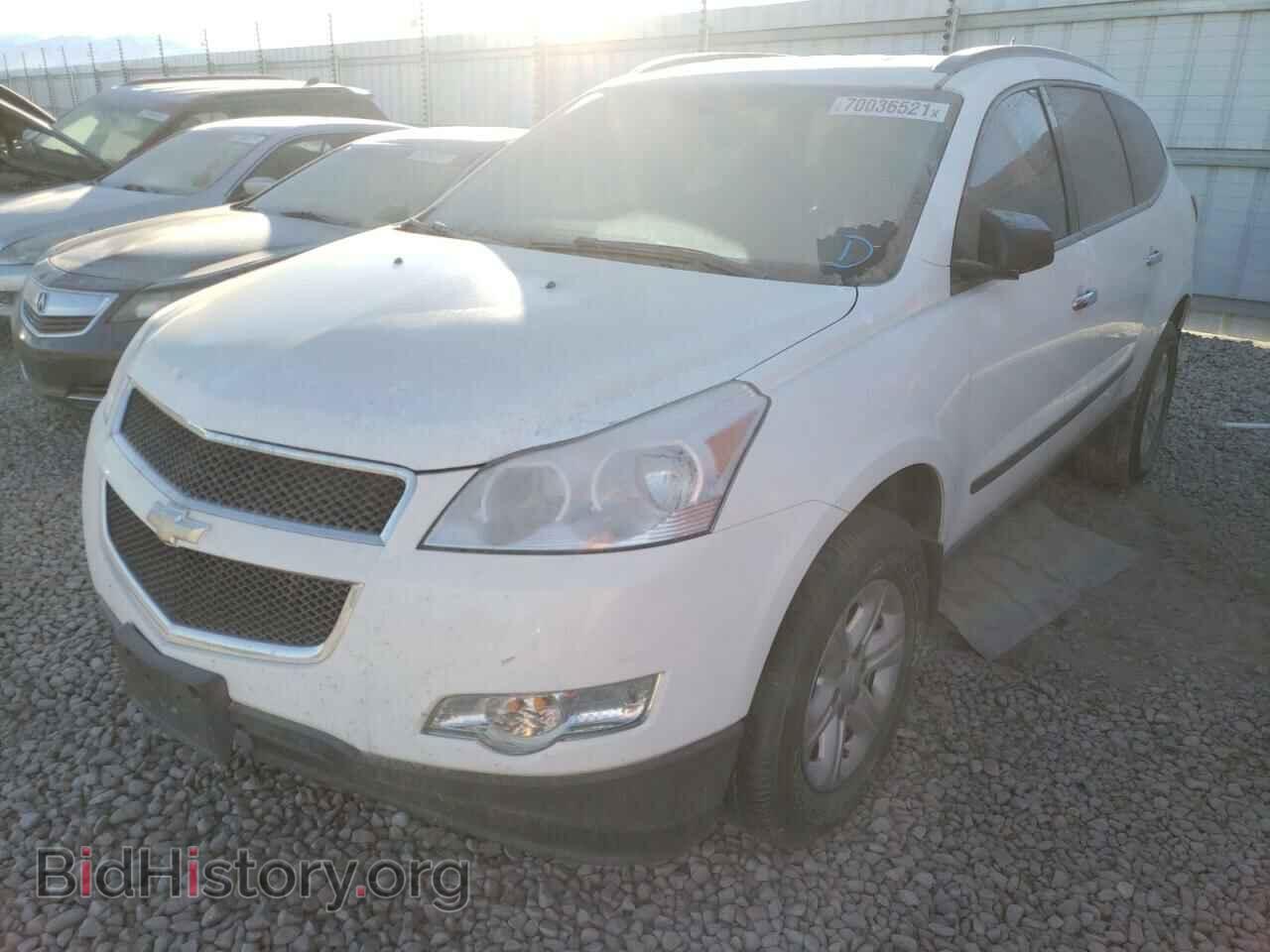 2012 CHEVROLET TRAVERSE - VIN: 1GNKRFED7CJ319656 - Фото 2