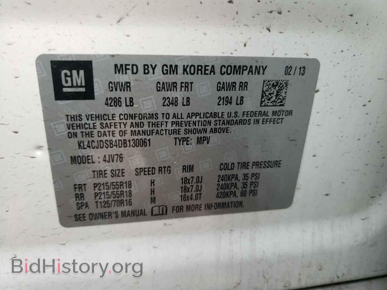 2013 BUICK ENCORE - VIN: KL4CJDSB4DB130061 - Photo 10