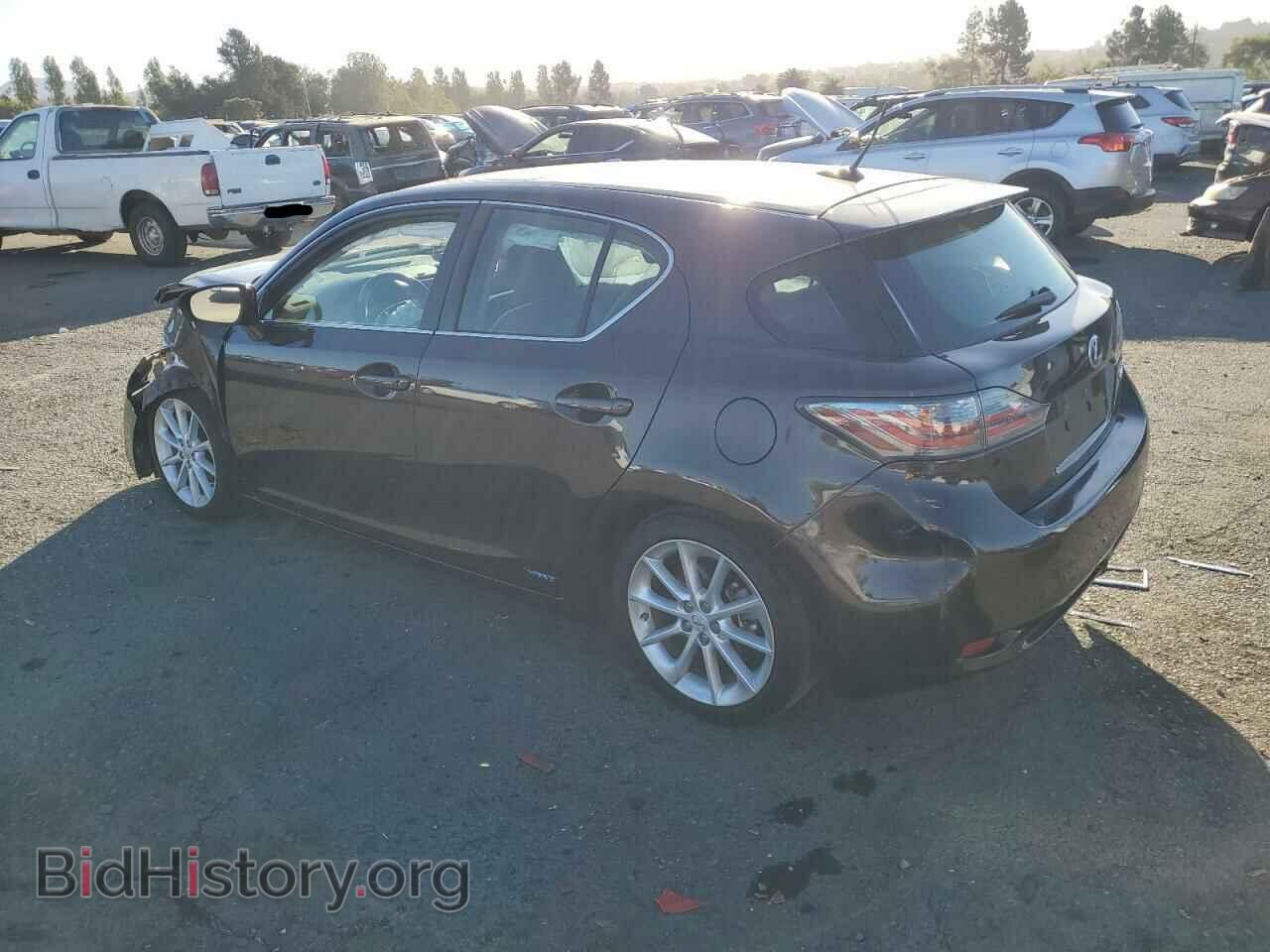 2012 LEXUS CT 200 - VIN: JTHKD5BH8C2084184 - Фото 2