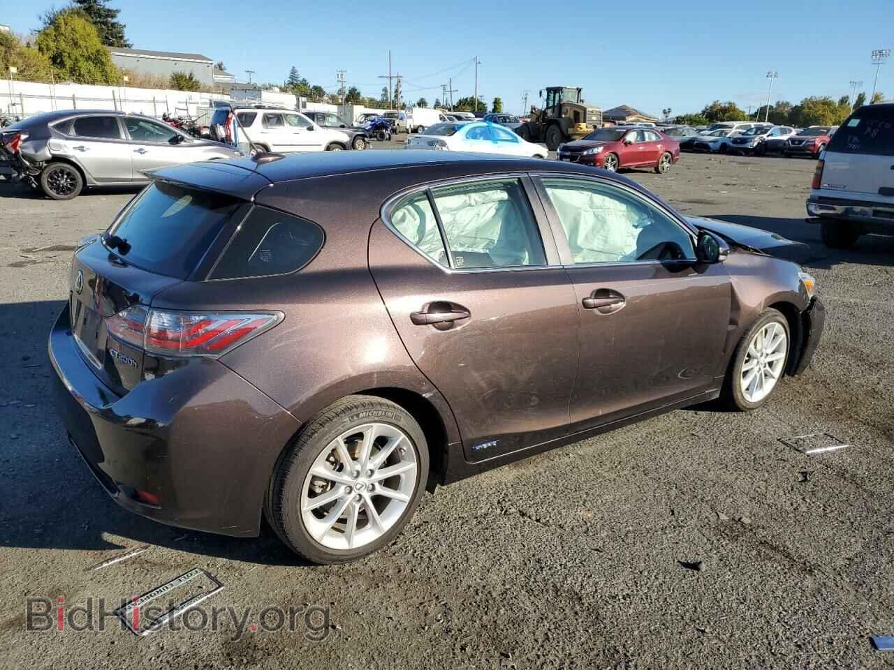 2012 LEXUS CT 200 - VIN: JTHKD5BH8C2084184 - Фото 3