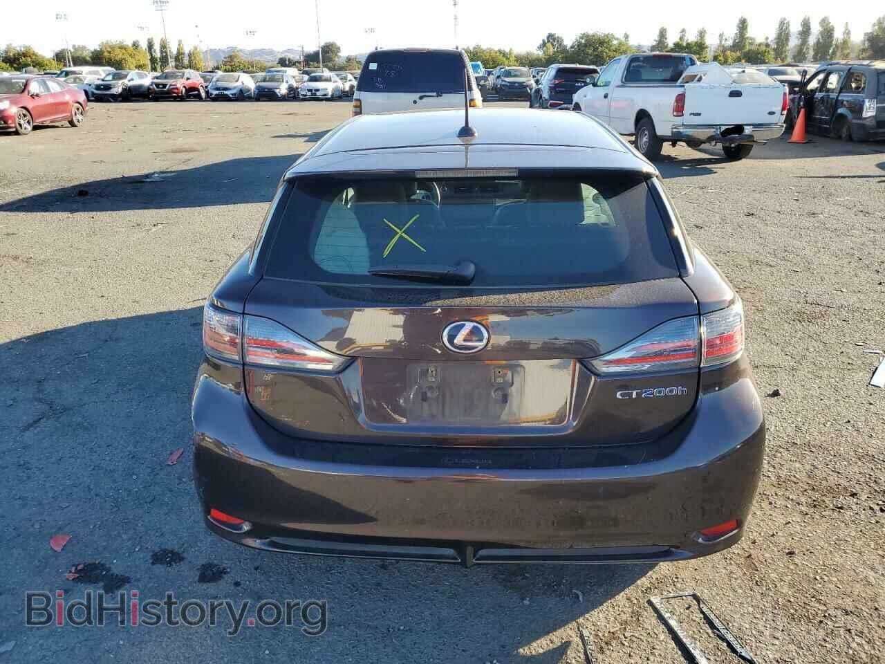 2012 LEXUS CT 200 - VIN: JTHKD5BH8C2084184 - Фото 6