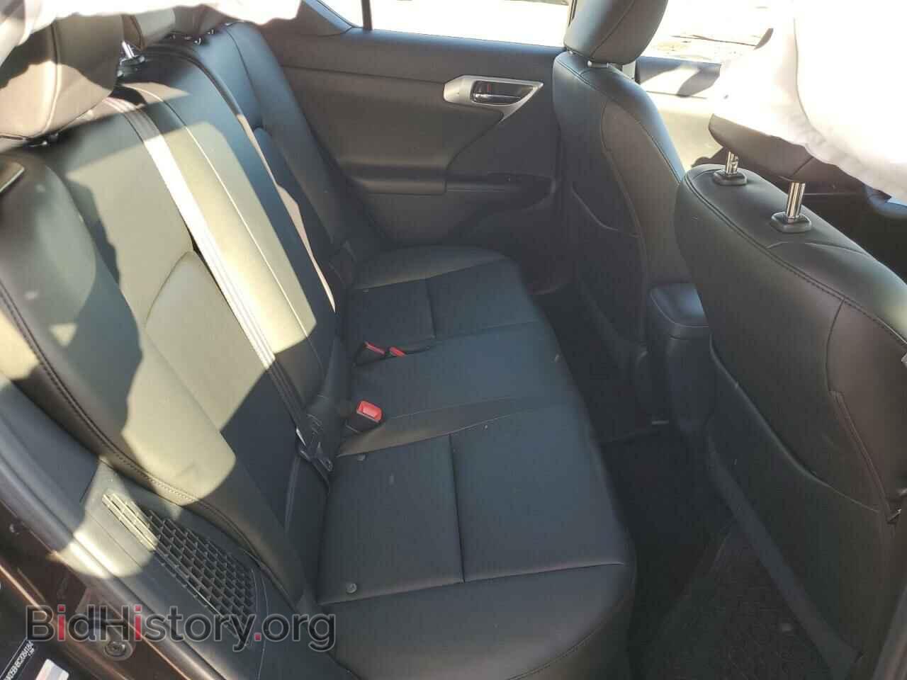 2012 LEXUS CT 200 - VIN: JTHKD5BH8C2084184 - Фото 10
