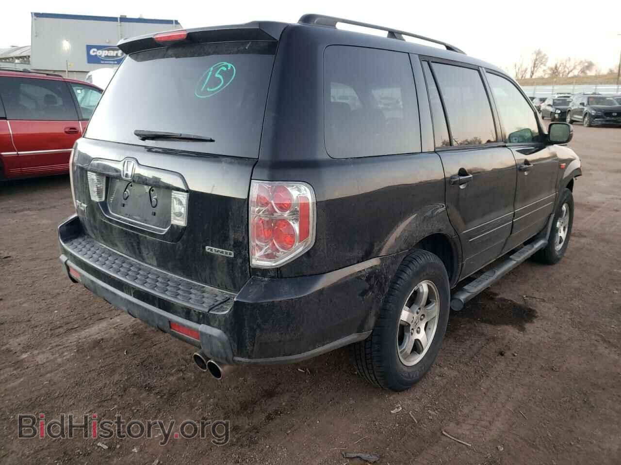 2007 HONDA PILOT - VIN: 2HKYF18497H521987 - Фото 4