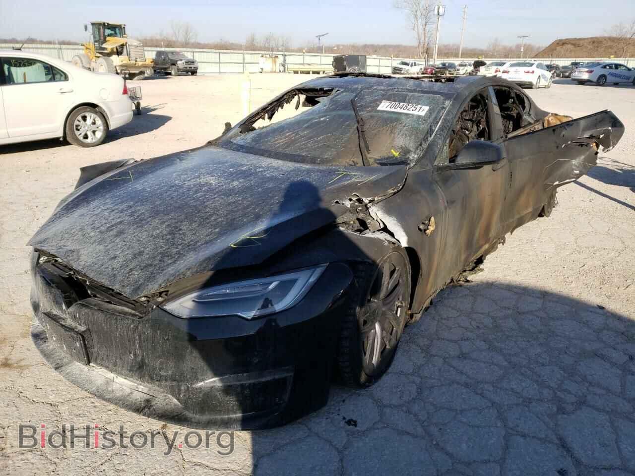 2021 TESLA MODEL S - VIN: 5YJSA1E5XMF435826 - Фото 2