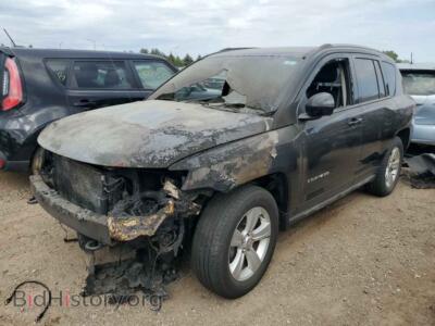 2015 Jeep COMPASS LATITUDE, black — VIN 1C4NJDEB6FD151799, Copart