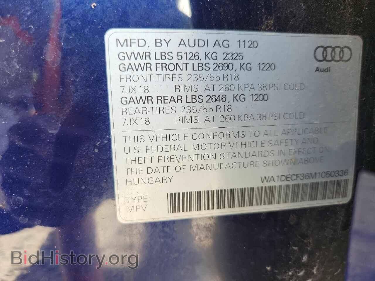 2021 AUDI Q3 - VIN: WA1DECF36M1050336 - Photo 13