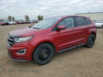 2016 Ford EDGE Sport, красный — VIN 2FMPK4AP9GBC47341, Copart