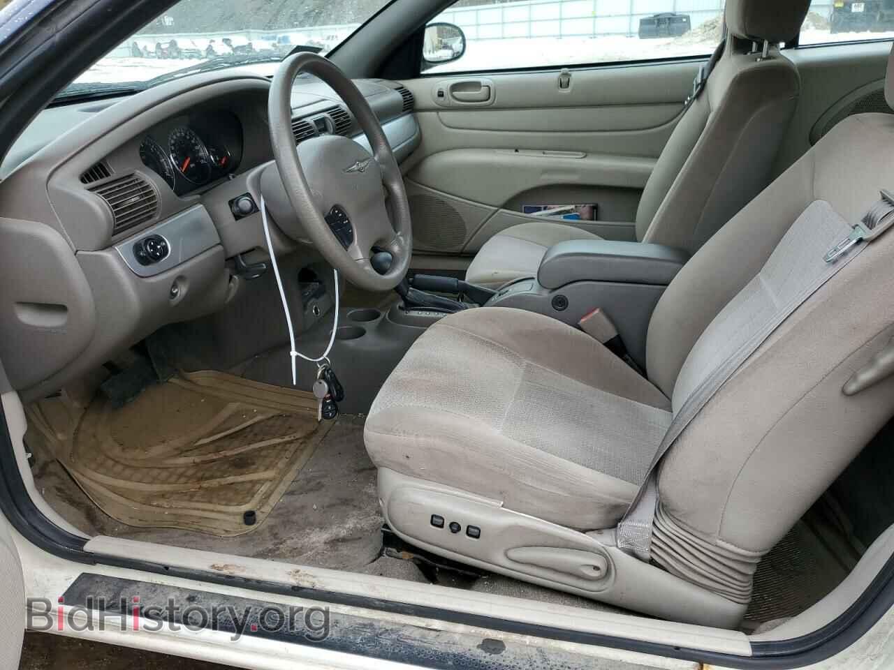2006 CHRYSLER SEBRING - VIN: 1C3EL55R96N115360 - Фото 7