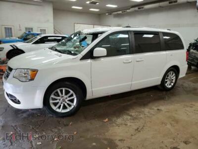 2018 Dodge CARAVAN SXT, white — VIN 2C4RDGCG3JR265371, Copart