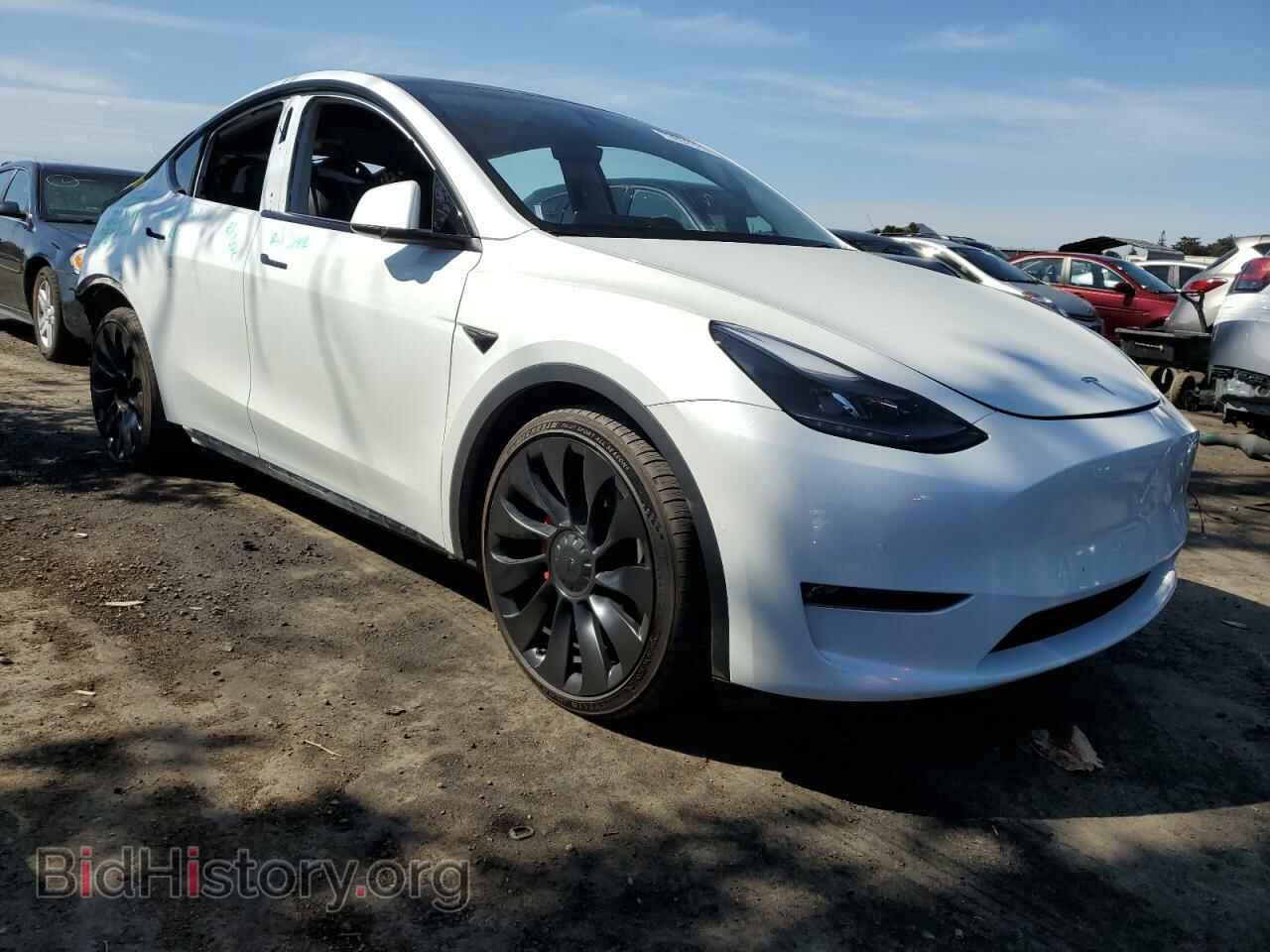 2022 TESLA MODEL Y - VIN: 7SAYGDEF1NF488034 - Фото 4