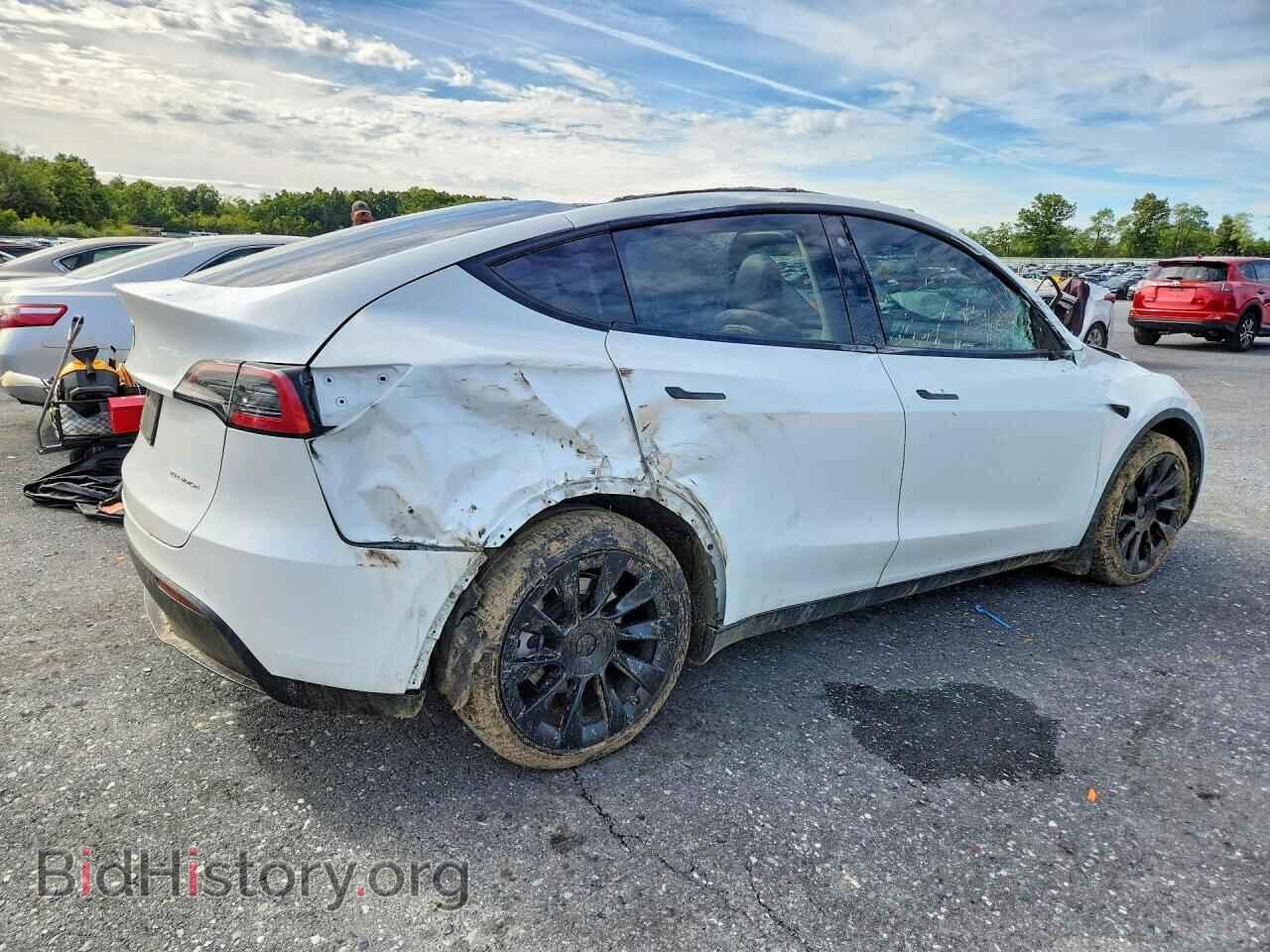 2022 TESLA MODEL Y - VIN: 7SAYGDEEXNF393401 - Фото 3