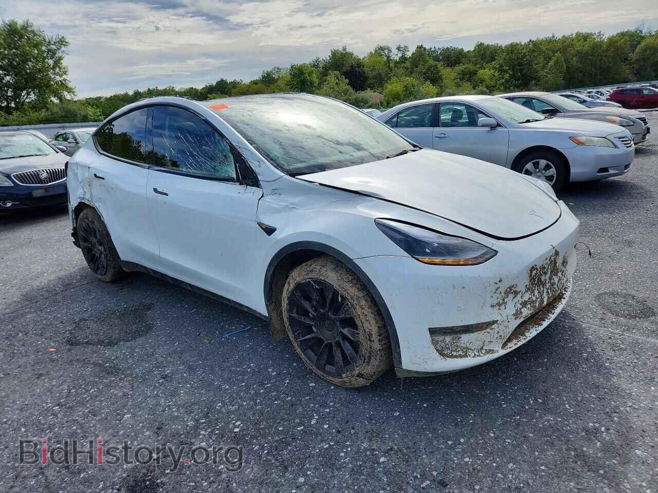 2022 TESLA MODEL Y - VIN: 7SAYGDEEXNF393401 - Фото 4