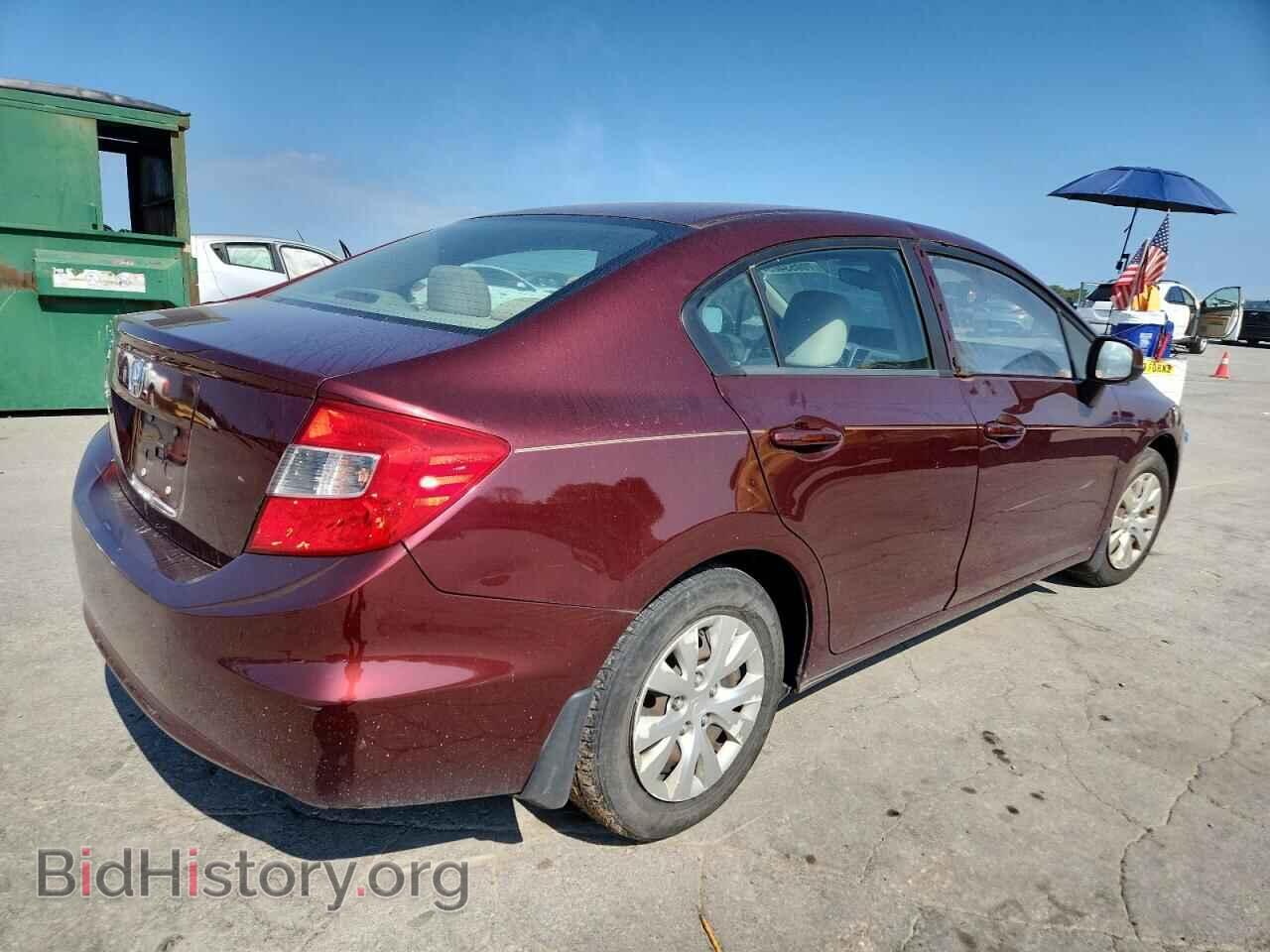 2012 HONDA CIVIC - VIN: 19XFB2F59CE091171 - Фото 3