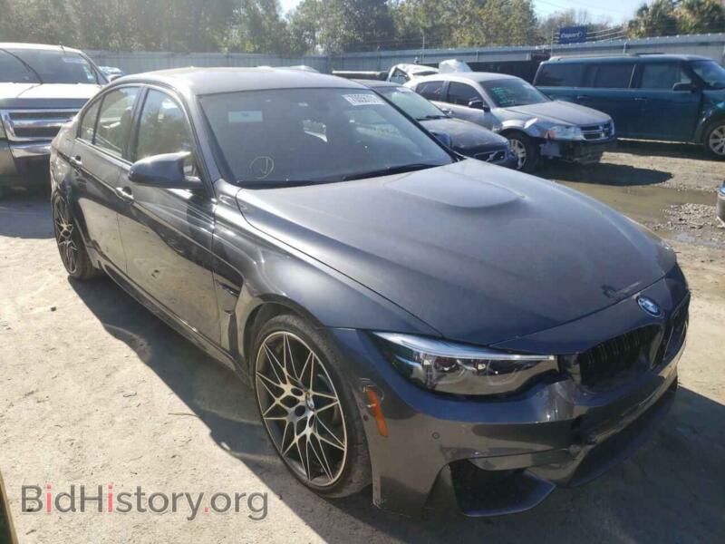 2018 BMW M3 (VIN WBS8M9C53J5J79621) — photo 1 of 10, Copart, damage: front end